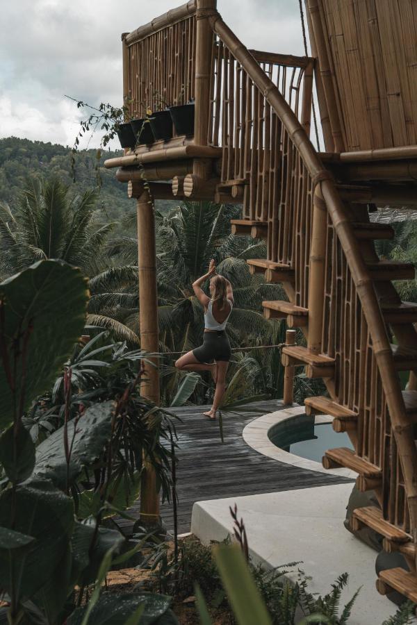 Kalma Bamboo Eco Lodge Kuta  Bagian luar foto